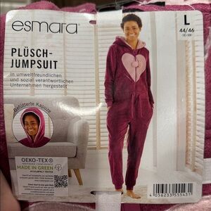 Esmara Women's Plush Jumpsuit - Pink